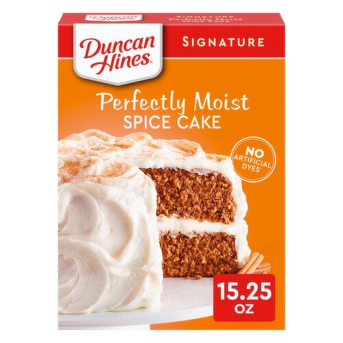 Duncan Hines Signature Perfectly Moist Spice Cake Mix, 15.25 oz