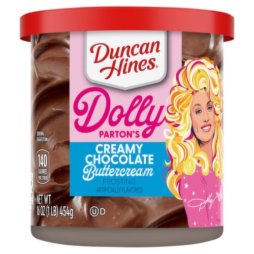 Duncan Hines Dolly Parton's Creamy Chocolate Frosting, 16 oz