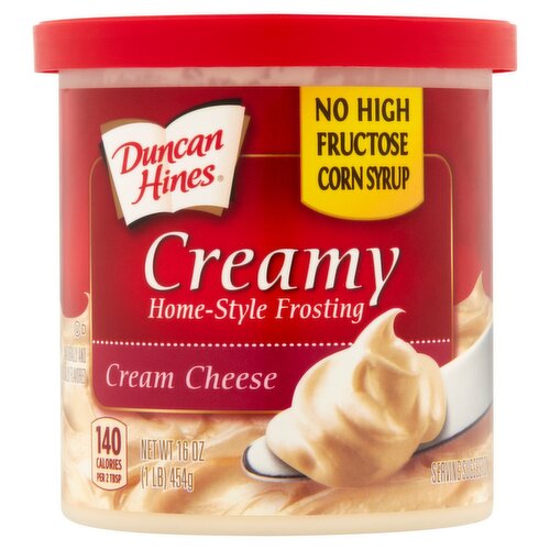 Duncan Hines Creamy Cream Cheese Home-Style Frosting, 16 oz