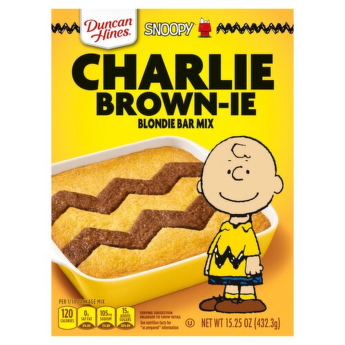 Duncan Hines Snoopy Charlie Brown-ie Blondie Bar Mix, 15.25 oz