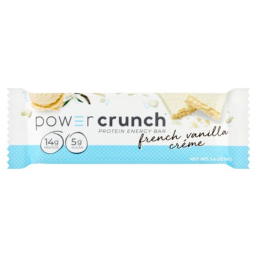 Power Crunch Original Protein Energy Bar French Vanilla Crème, 1.4oz