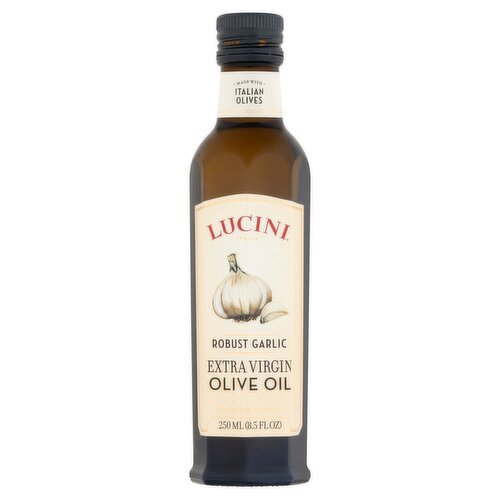 Lucini Robust Garlic Extra Virgin Olive Oil, 8.5 fl oz