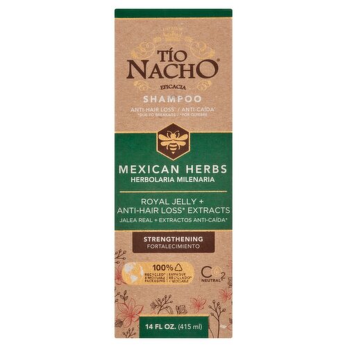 Tío Nacho Mexican Herbs Strengthening Shampoo, 14 fl oz