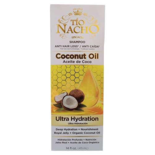 Tío Nacho Coconut Oil Ultra Hydration Shampoo, 14 fl oz