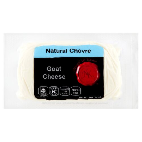 Natural & Kosher Goat Cheese, 4 oz