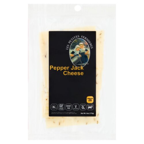 Les Petites Fermieres Pepper Jack Cheese, 6 oz