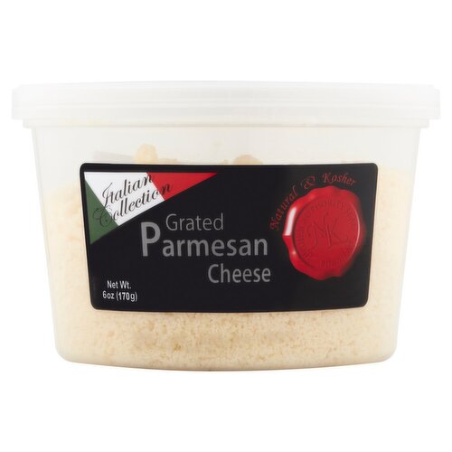 Natural & Kosher Grated Parmesan Cheese, 6 oz