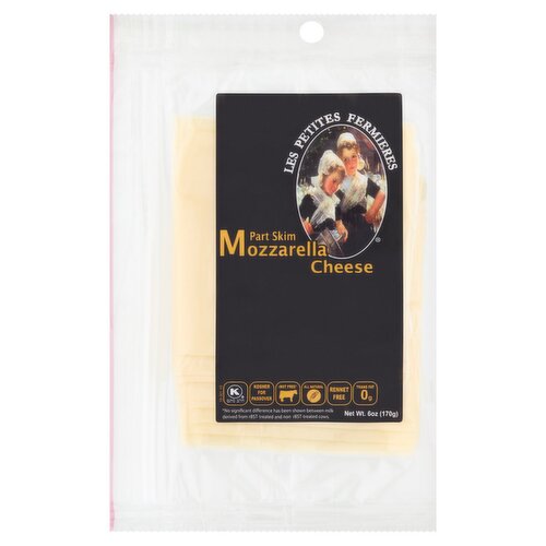 Les Petites Fermieres Part Skim Mozzarella Cheese, 6 oz