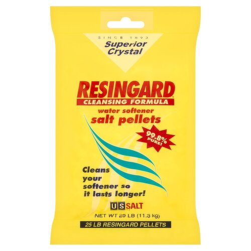 Superior Crystal Resingard Water Softener Salt Pellets, 25 lb