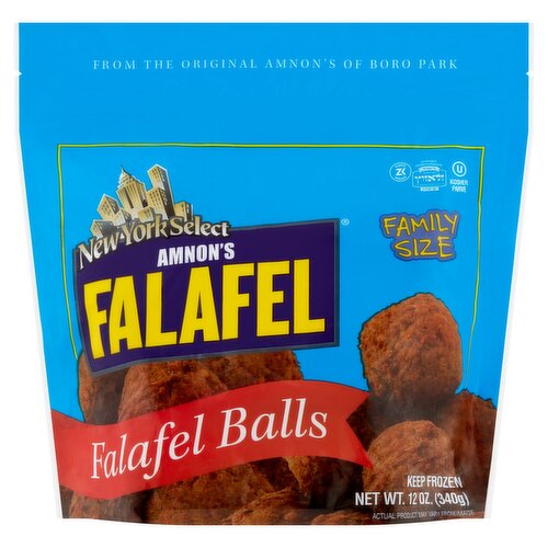 Amnon's New York Select Falafel Balls Family Size, 12 oz