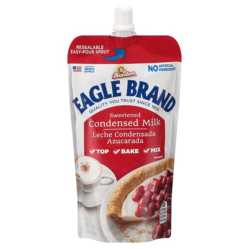 Borden Eagle Brand Sweetened Condensed Milk, 14 oz