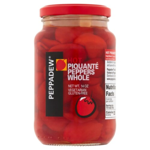 Peppadew Hot Whole Piquanté Peppers, 14 oz