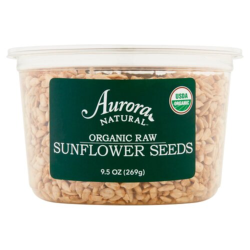 Aurora Natural Organic Raw Sunflower Seeds, 9.5 oz