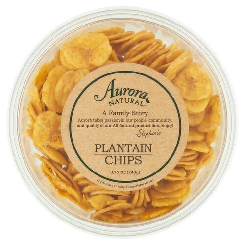 Aurora Natural Plantain Chips, 8.75 oz