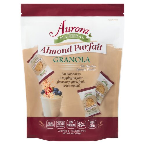 Aurora Natural Almond Parfait Granola, 1 oz, 8 count