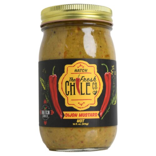 The Fresh Chile Co. Dijon Mustard Hot Hatch Chile, 16 fl oz