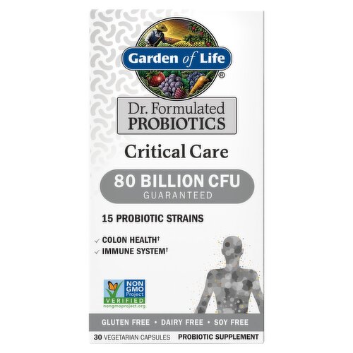 Garden of Life Dr. Formulated Probiotics Critical Care Probiotic Supplement, 30 count
