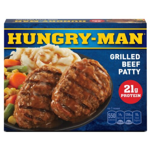 Hungry-Man Grilled Beef Patty, 15 oz