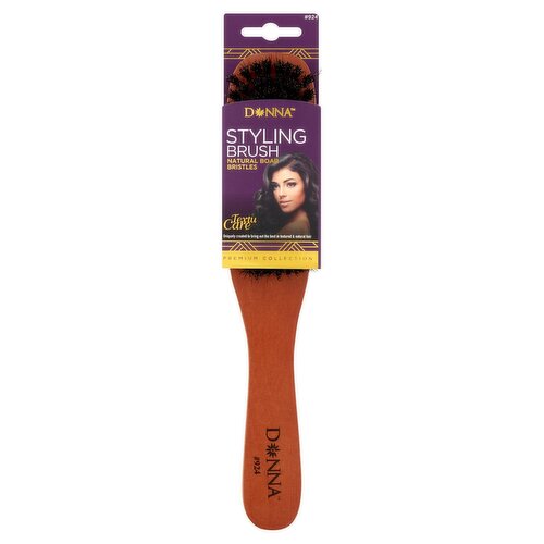 Donna Premium Collection #924 Natural Boar Bristles Styling Brush