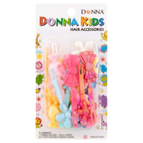 Donna Kids Hair Accessories, 18 count