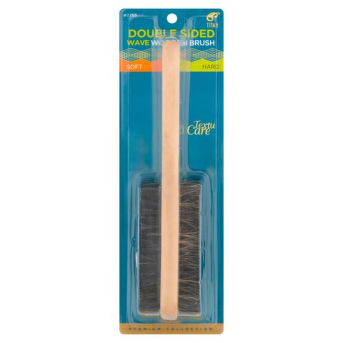 Titan Double Sided Wave Wooden Brush