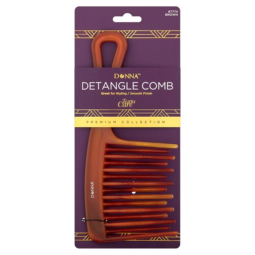 Donna #7774 Brown Detangle Comb