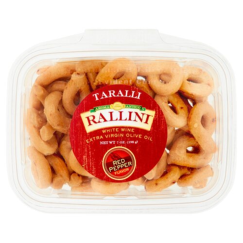 Rallini Red Pepper Flavor Taralli, 7 oz