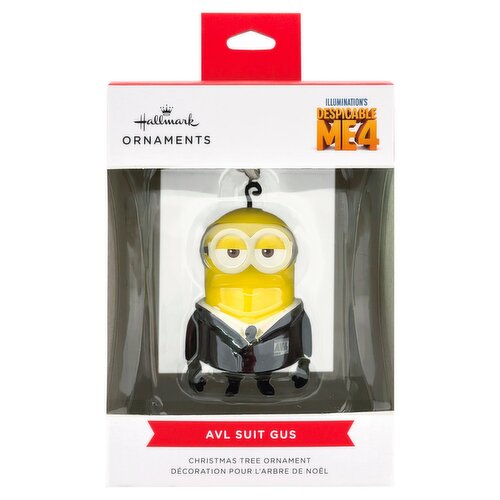 Hallmark Avl Suit Gus Illumination's Despicable Me 4 Christmas Tree Ornament