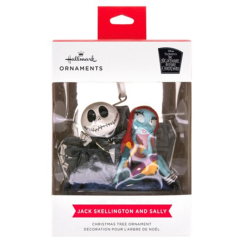 Hallmark Jack Skellington and Sally Christmas Tree Ornament