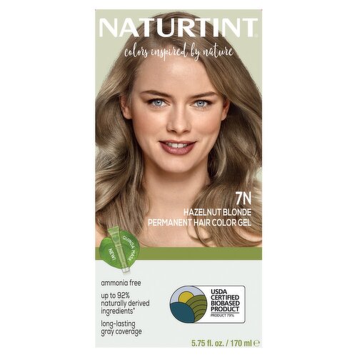 Naturtint 7N Hazelnut Blonde Permanent Hair Color Gel, 5.75 fl oz