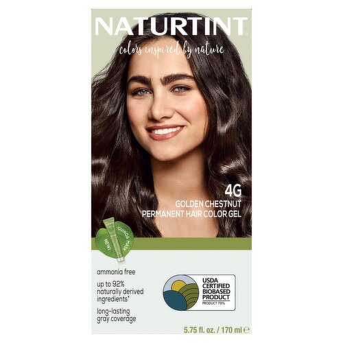 Naturtint 4G Golden Chestnut Permanent Hair Color Gel, 5.75 fl oz