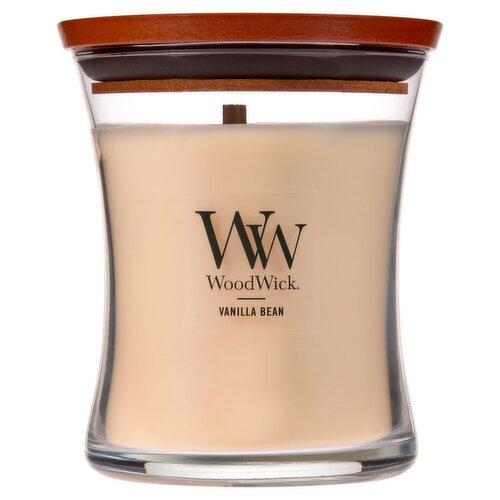 WoodWick Vanilla Bean Candle, 9.7 oz