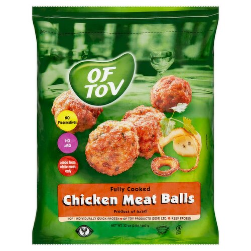 Of Tov Chicken Meat Balls, 32 oz