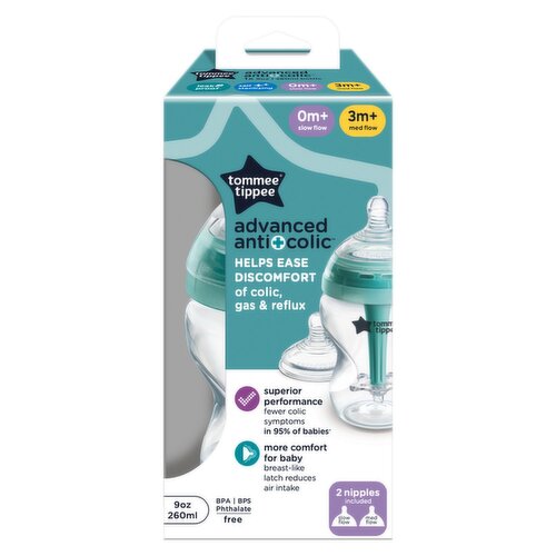 Tommee Tippee Advanced 9oz Anti+Colic Bottle