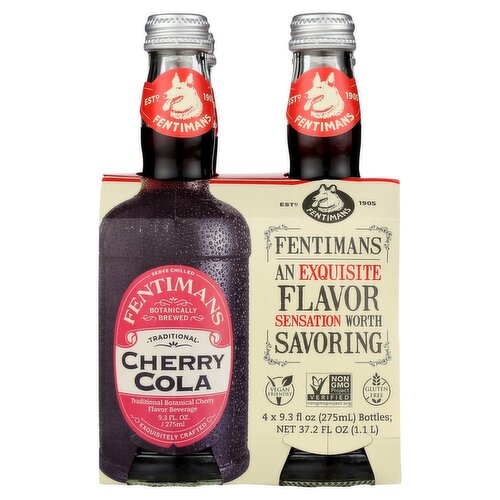 Fentimans Traditional Cherry Cola, 9.3 fl oz, 4 count