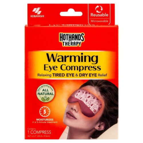 Kobayashi HotHands Therapy Warming Eye Compress, 1 count