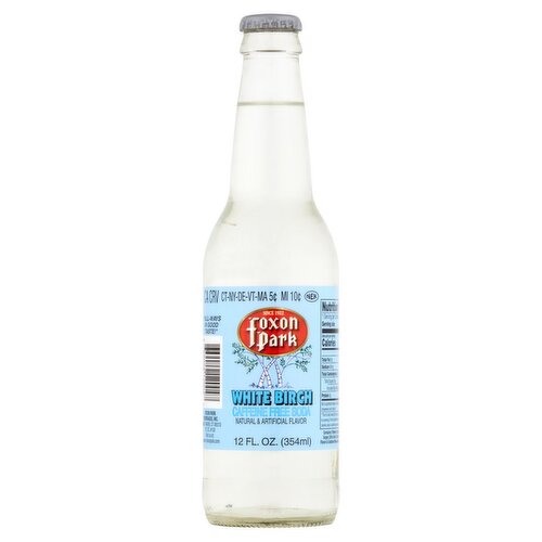 Foxon Park White Birch Caffeine Free Soda, 12 fl oz