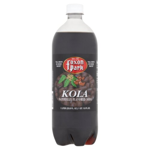 Foxon Park Kola Soda, 33.8 fl oz