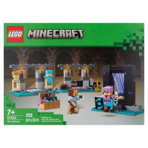 Lego Minecraft The Armory Building Toy, 7+, 203 count