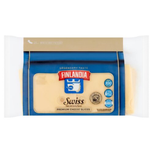 Finlandia Swiss Premium Cheese Slices, 1.5 lb