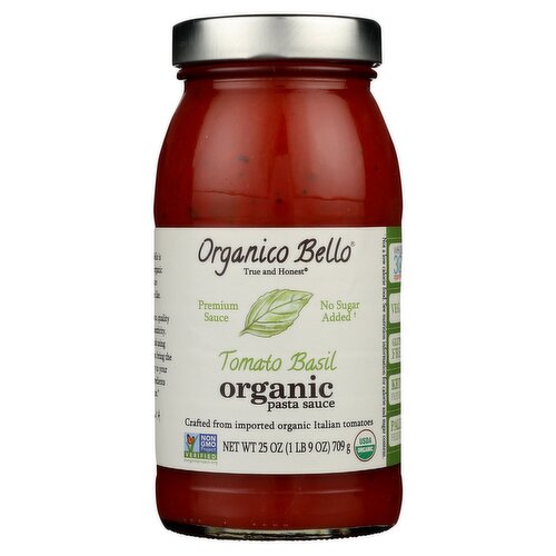 Organico Bello Tomato Basil Pasta Sauce