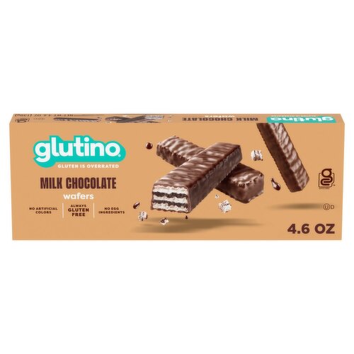 Glutino Milk Chocolate Wafers, 4.6 oz