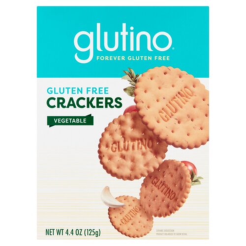 Glutino Gluten Free Vegetable Crackers, 4.4 oz