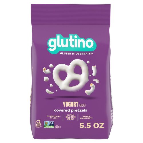 Glutino Yogurt Flavored Covered Pretzels, 5.5 oz
