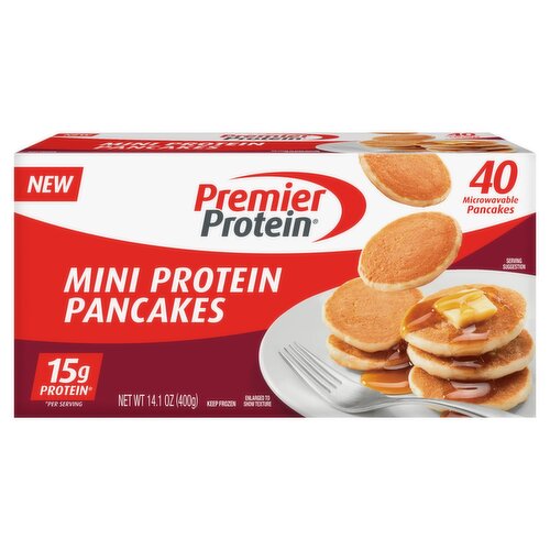 Premier Protein Mini Protein Pancakes, 40 count, 14.1 oz