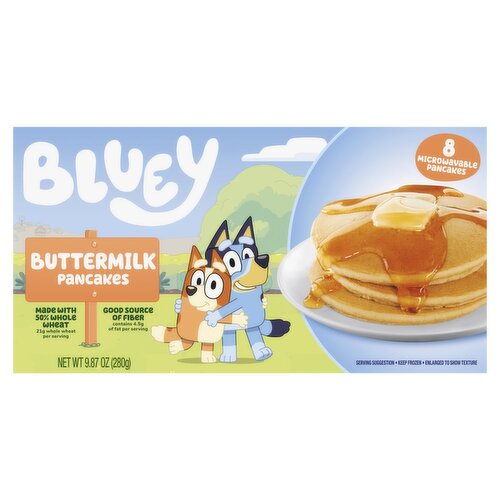 Bluey Buttermilk Pancakes, 8 count, 9.87 oz