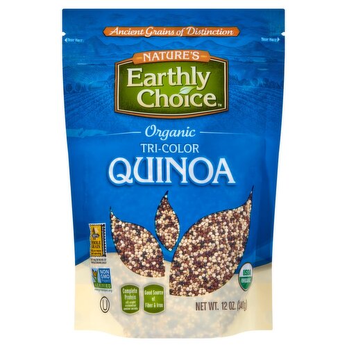 Nature's Earthly Choice Organic Tri-Color Quinoa, 12 oz