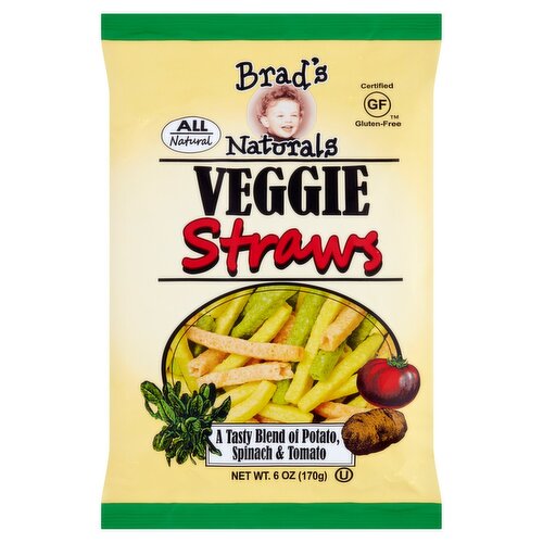 Brad's Naturals Veggie Straws, 6 oz