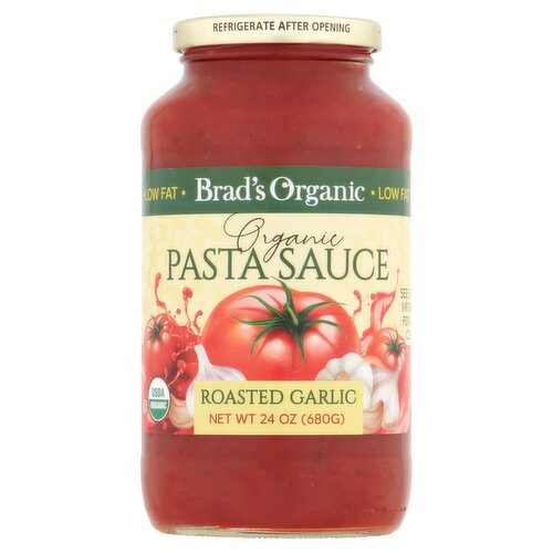 Brad's Organic Roasted Garlic Pasta Sauce, 24 oz