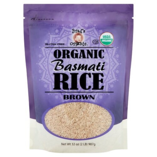 Brad's Organic Brown Organic Basmati Rice, 32 oz